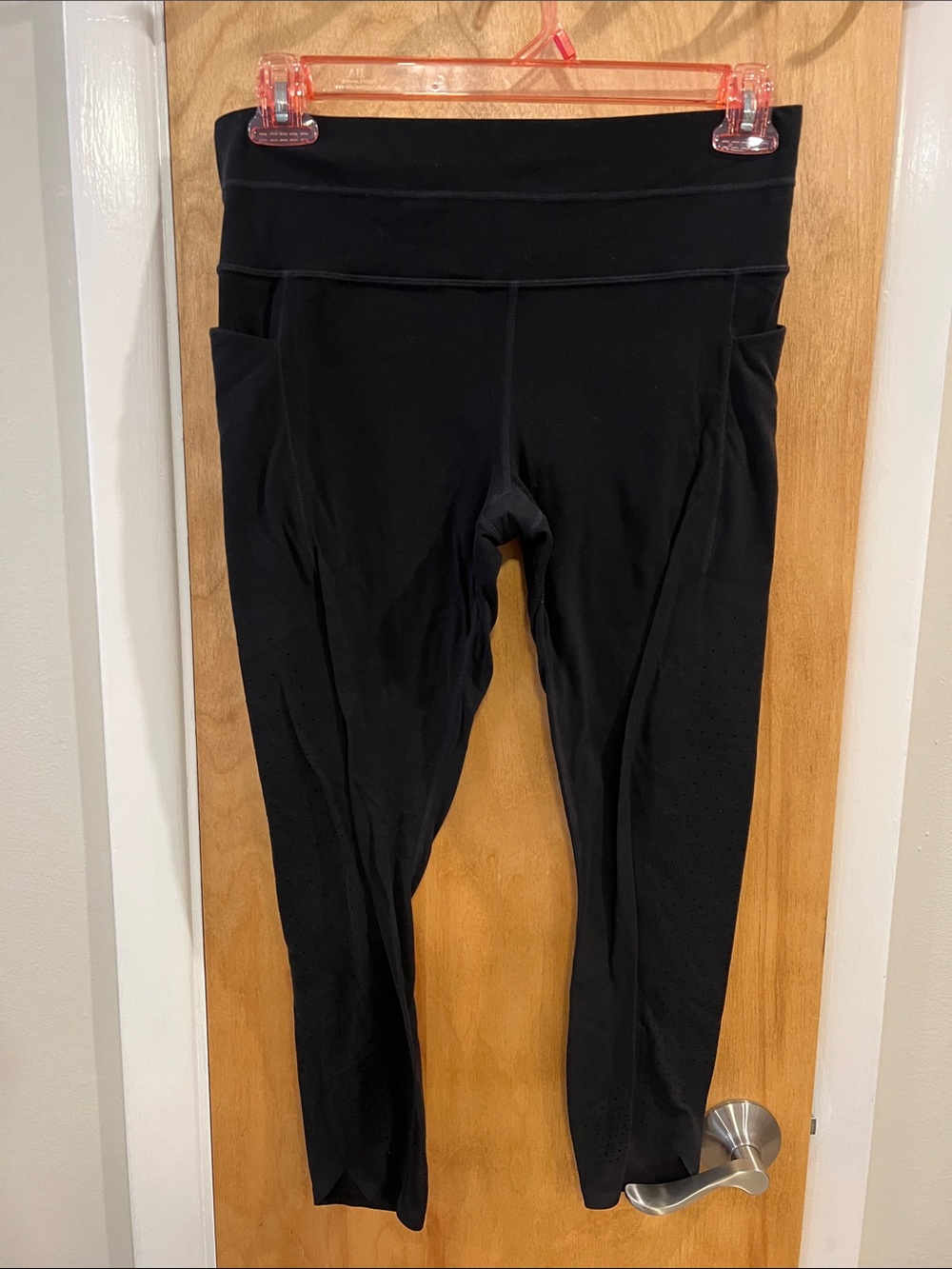 Athleta Black Kids Leggings with Side Pockets